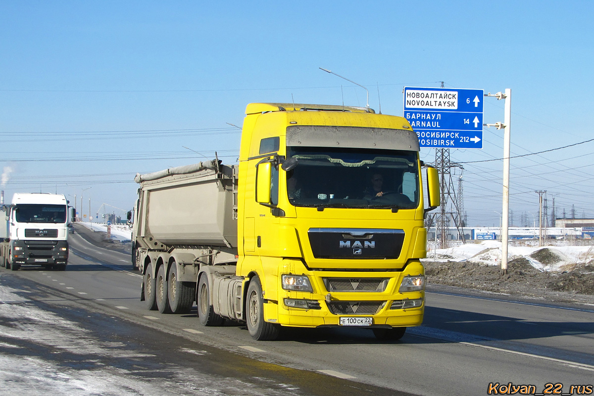 Алтайский край, № Е 100 СК 22 — MAN TGX ('2007) 18.440