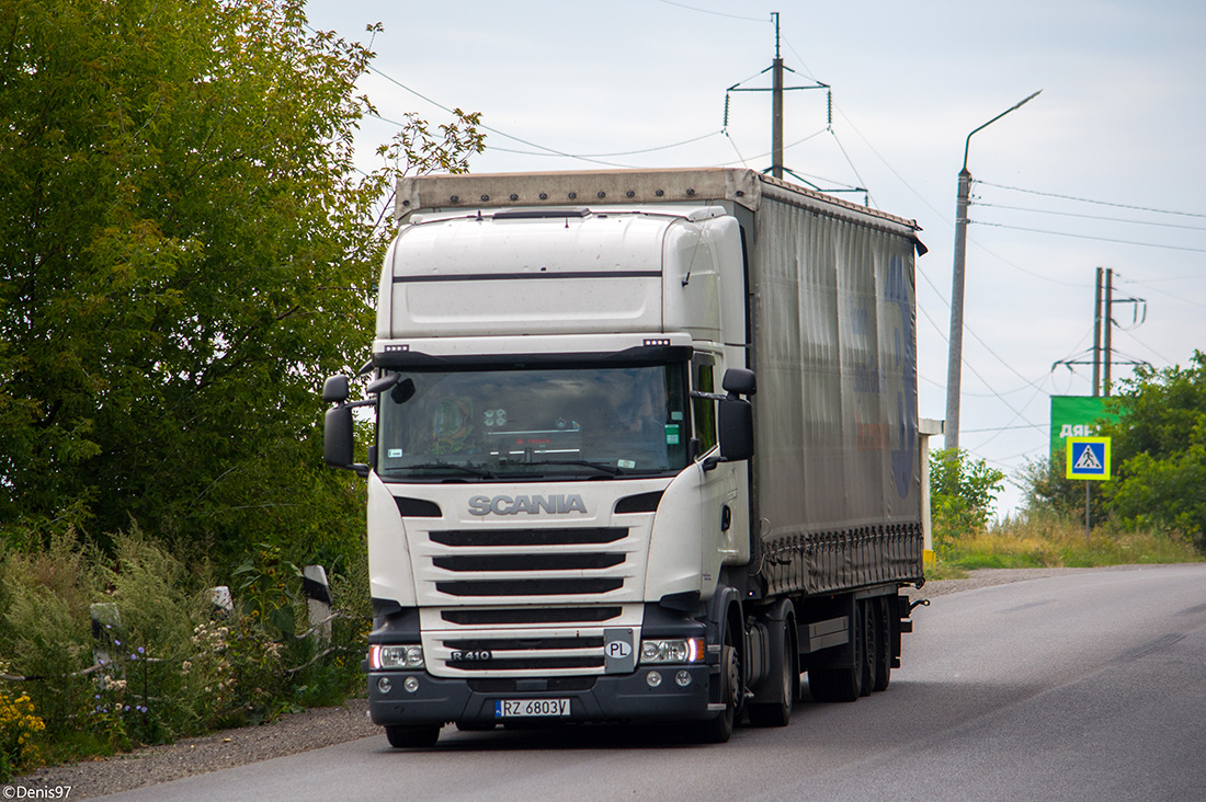 Польша, № RZ 6803V — Scania ('2013) R410