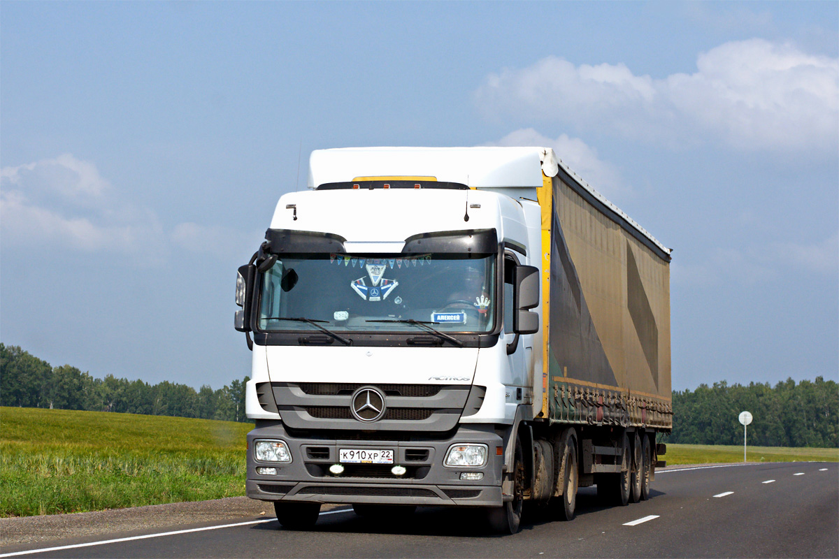 Алтайский край, № К 910 ХР 22 — Mercedes-Benz Actros ('2009) 1844