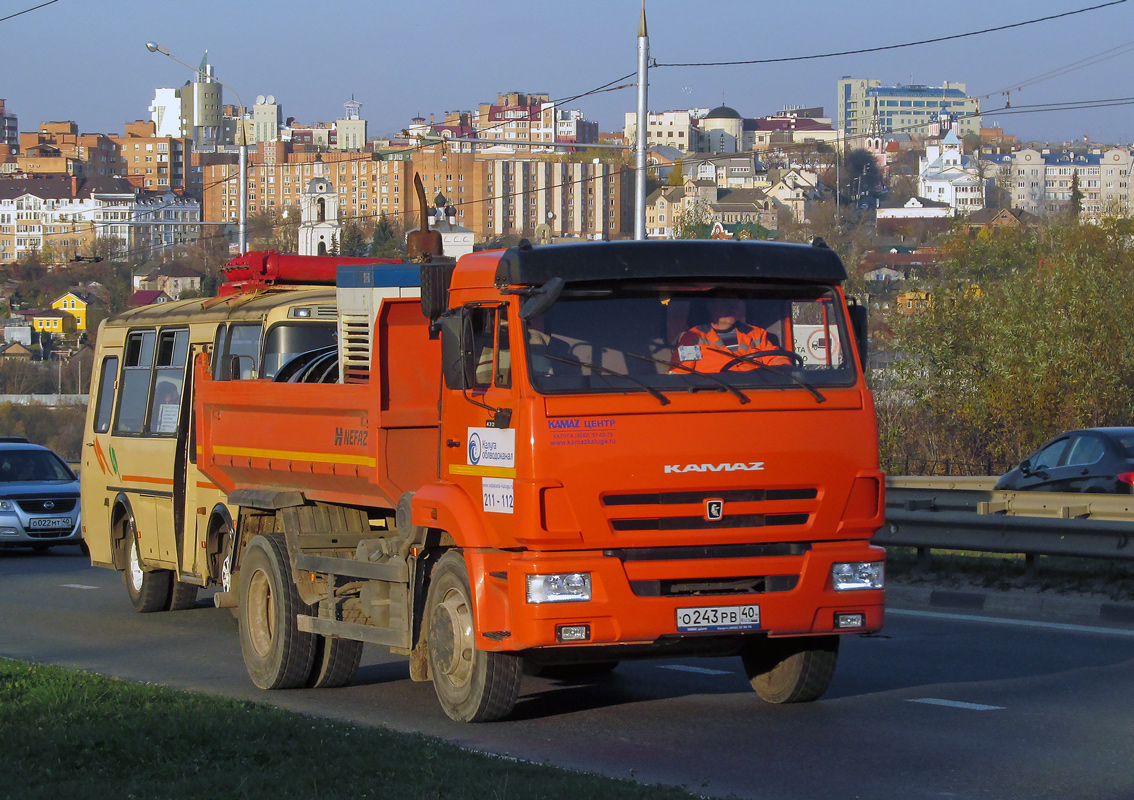 Калужская область, № О 243 РВ 40 — КамАЗ-43255-G5