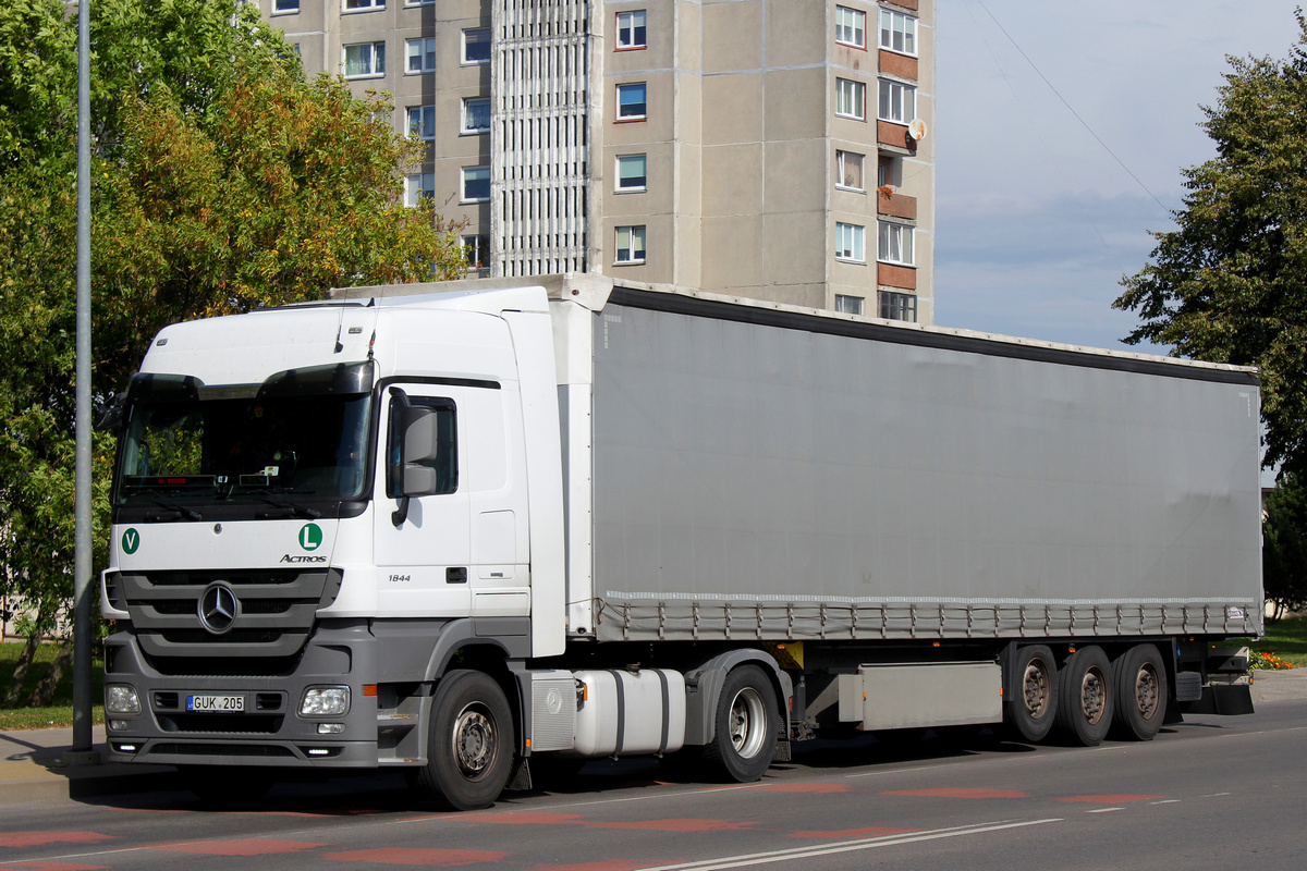 Литва, № GUK 205 — Mercedes-Benz Actros ('2009) 1844