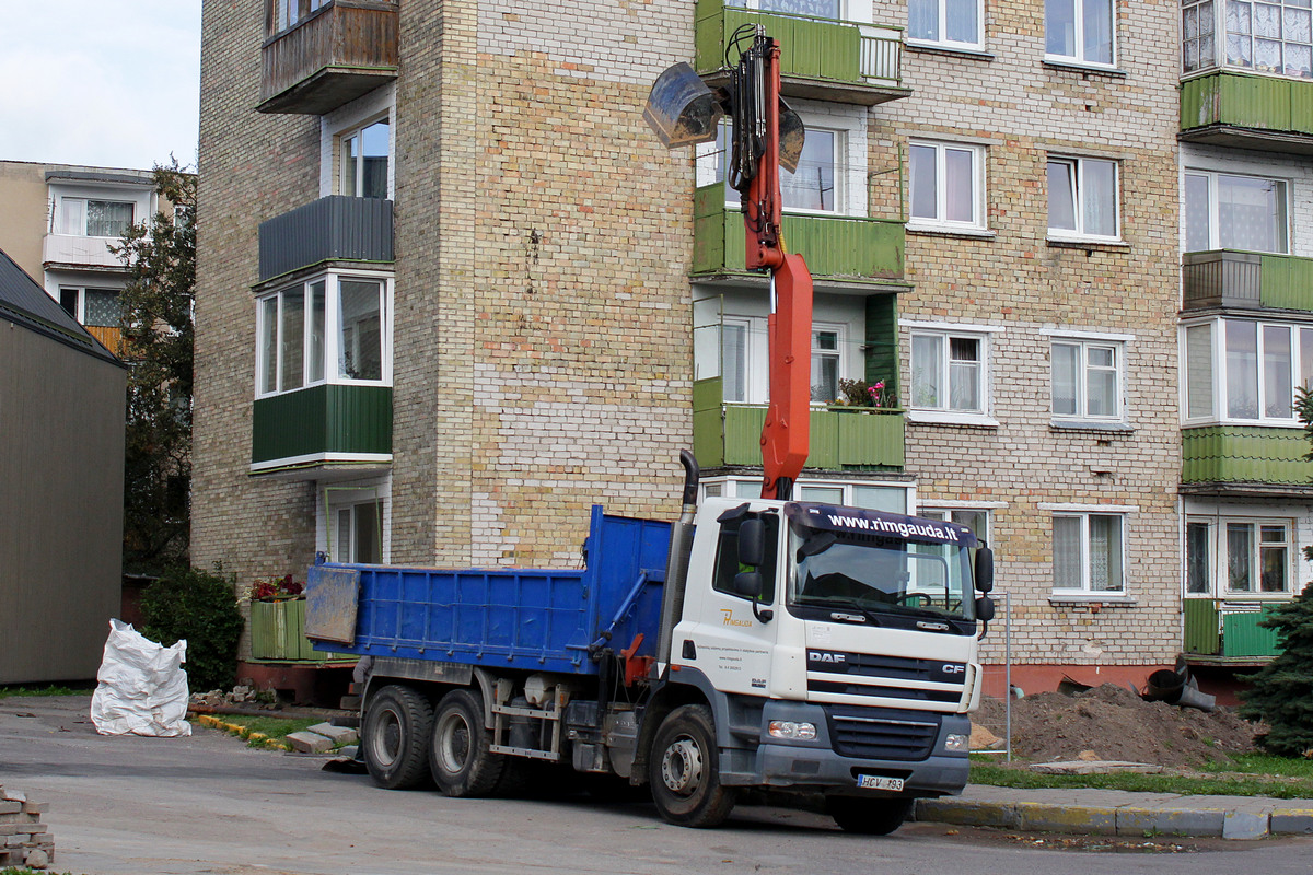 Литва, № HCV 193 — DAF CF85 FAT