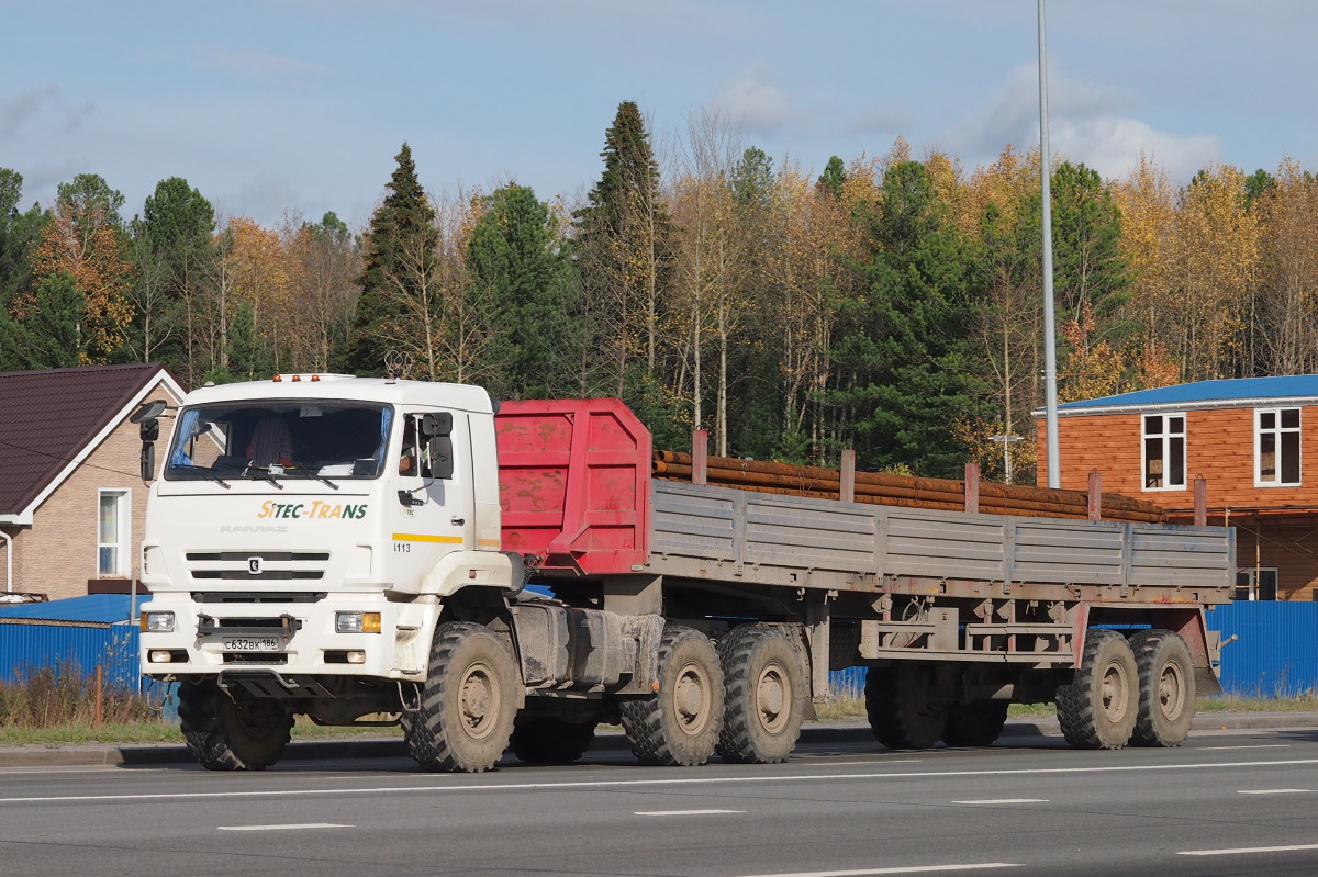 Ханты-Мансийский автоном.округ, № С 632 ВК 186 — КамАЗ-65221-43 [652214]