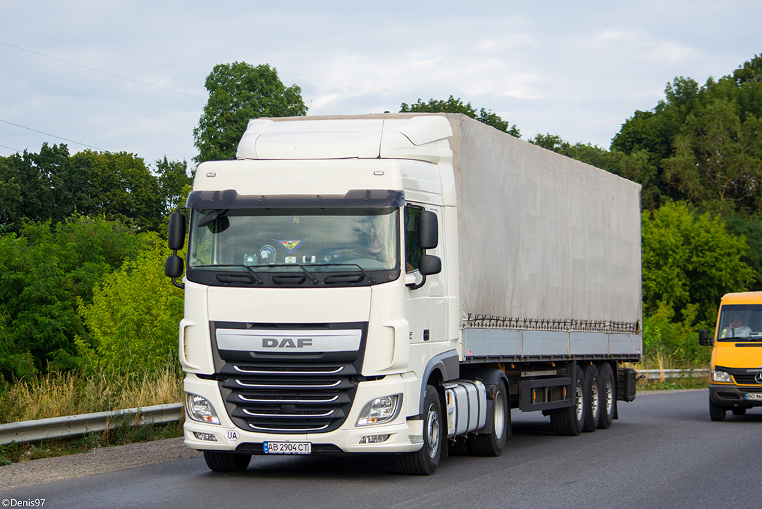 Винницкая область, № АВ 2904 СТ — DAF XF Euro6 FT