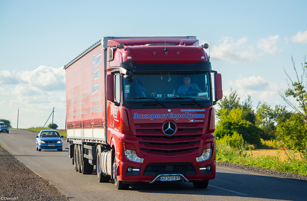 Закарпатская область, № 45 — Mercedes-Benz Actros ('2011) 1845