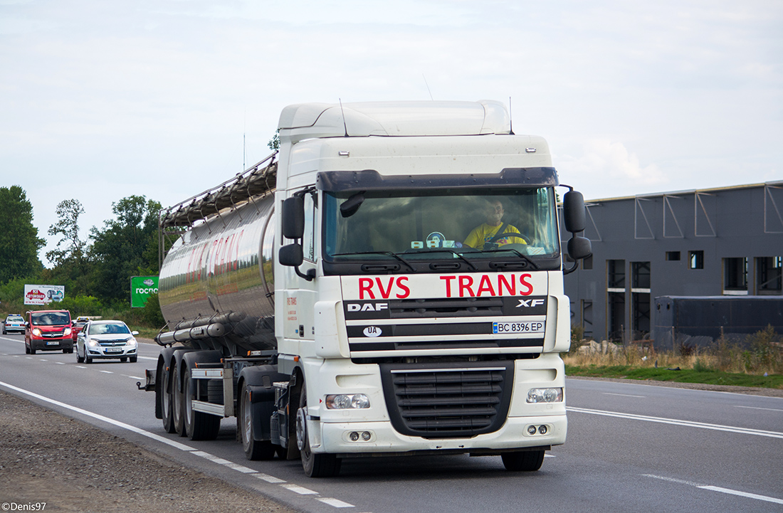 Львовская область, № ВС 8396 ЕР — DAF XF105 FT