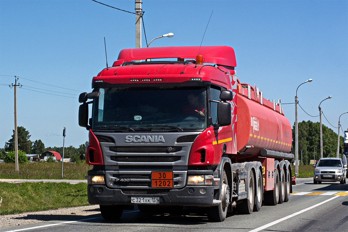 Новосибирская область, № С 321 КХ 154 — Scania ('2011) P400