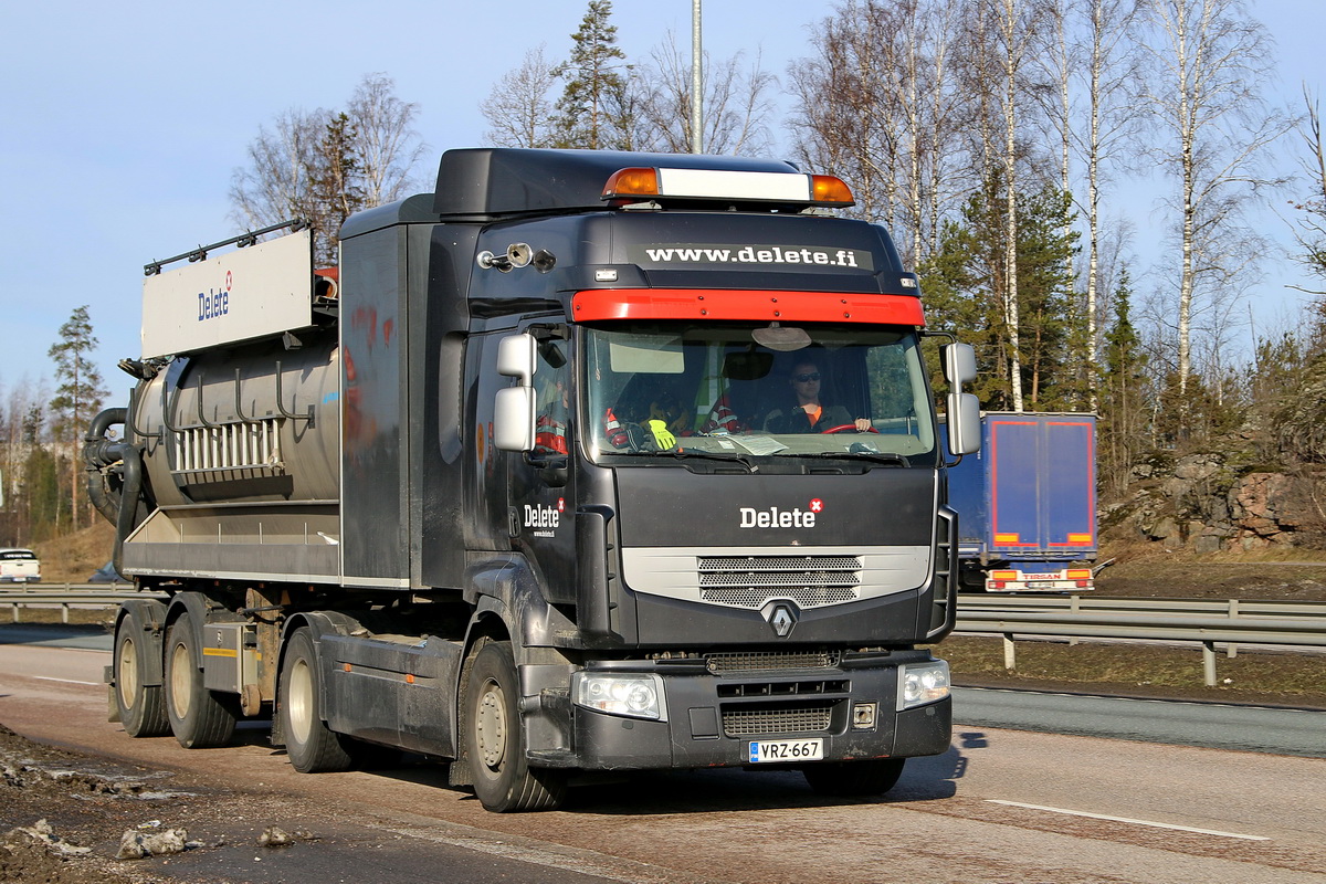 Финляндия, № VRZ-667 — Renault Premium ('2006); Renault Premium ('2006) "Truck Racing" (Финляндия)