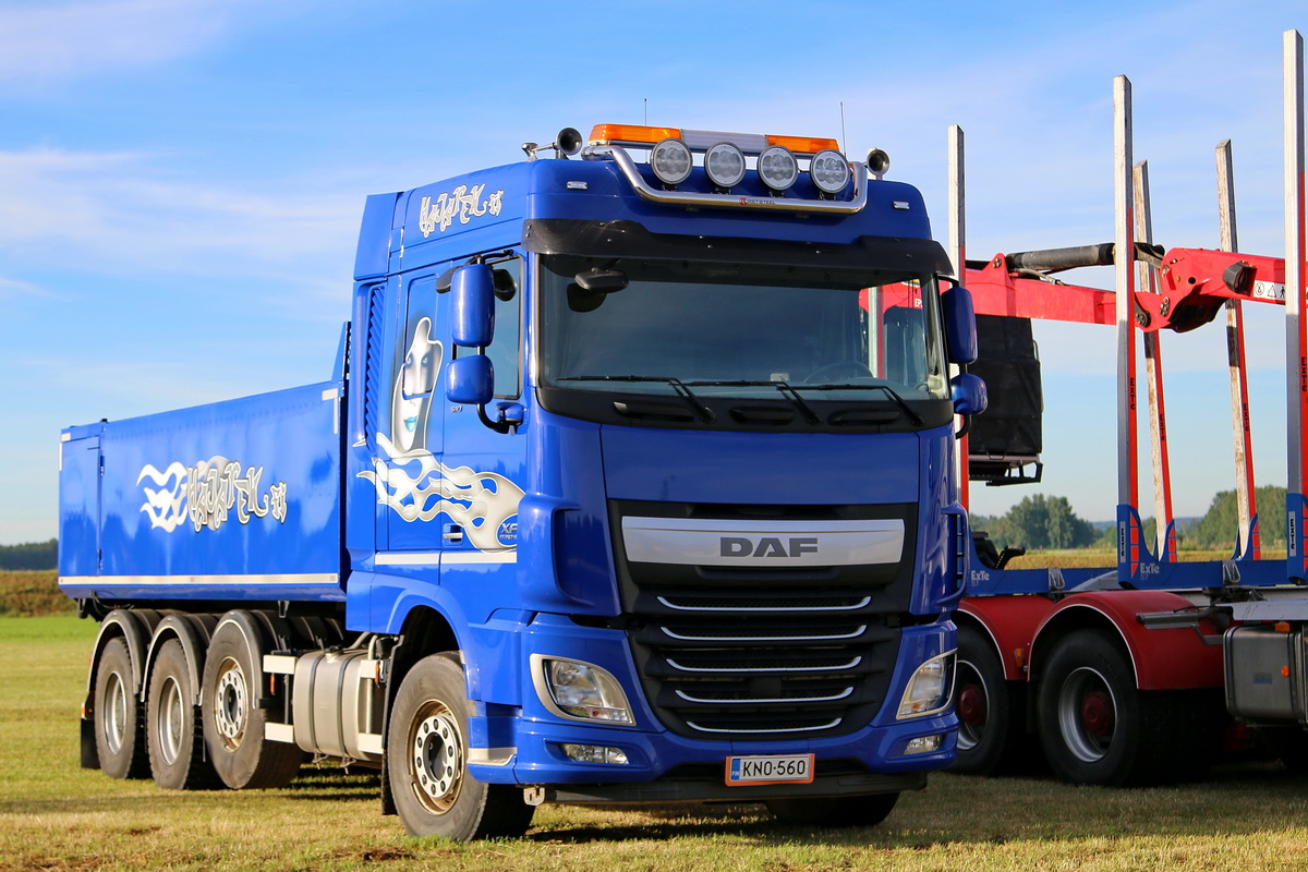 Финляндия, № KNO-560 — DAF XF Euro6 FAM