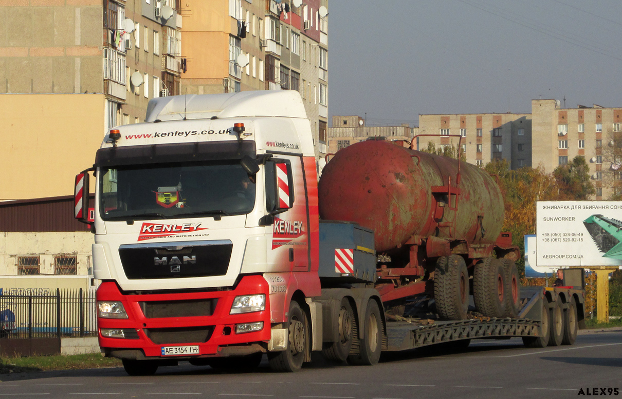 Днепропетровская область, № АЕ 3154 ІН — MAN TGX ('2007) 26.440