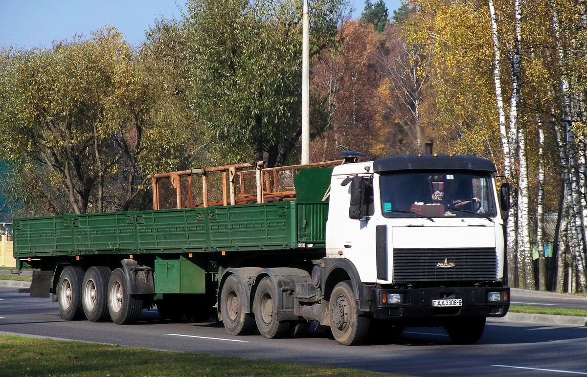 Могилёвская область, № АА 3308-6 — МАЗ-6422 (общая модель)