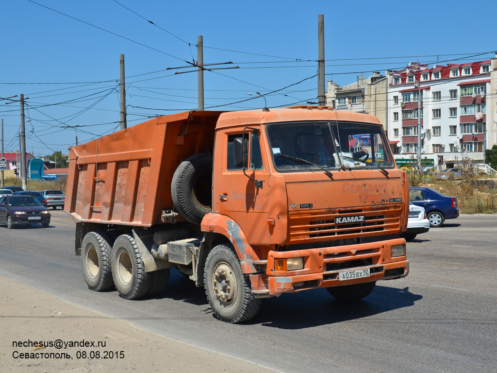 Севастополь, № А 035 ВХ 92 — КамАЗ-65115 [651150]