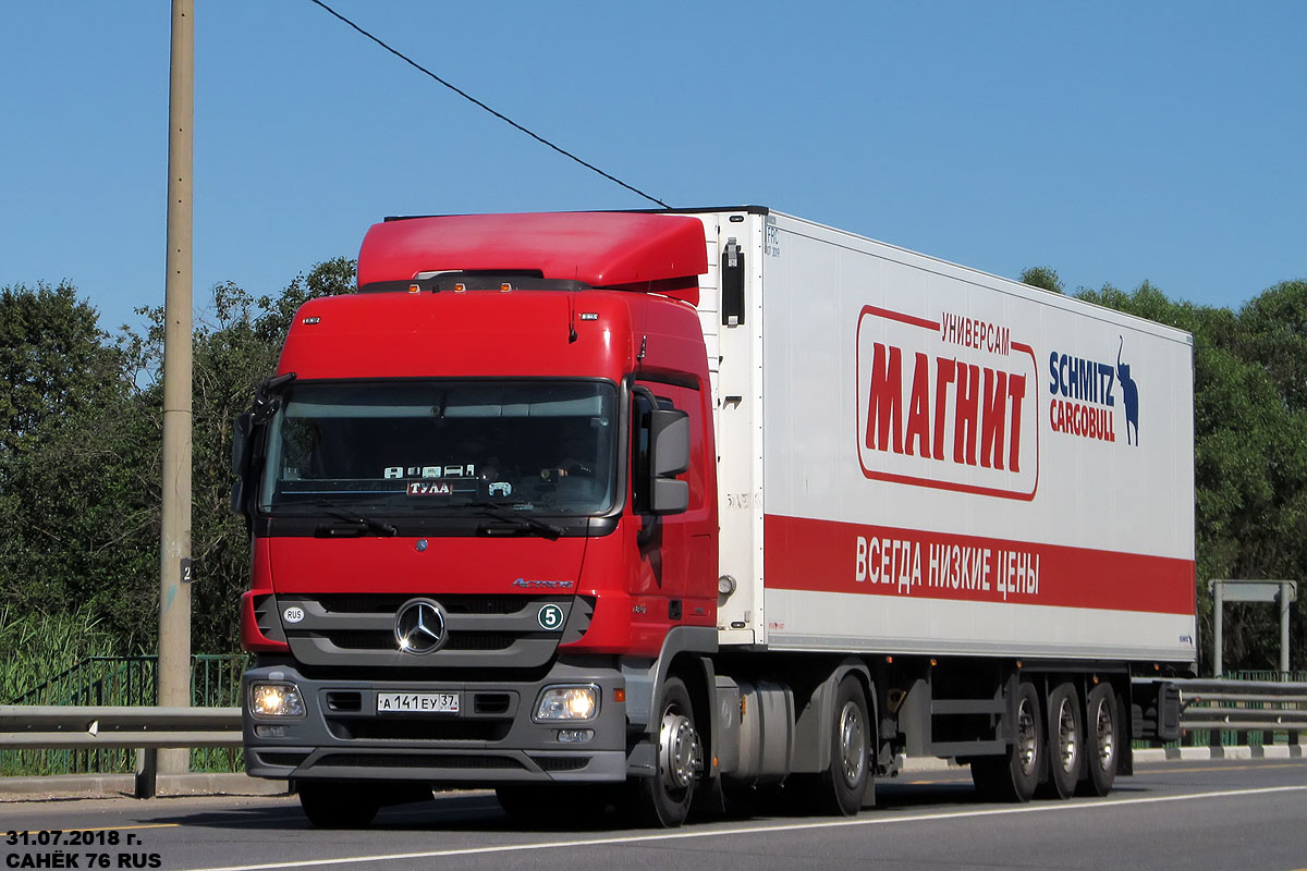 Тульская область, № А 141 ЕУ 37 — Mercedes-Benz Actros ('2009) 1841