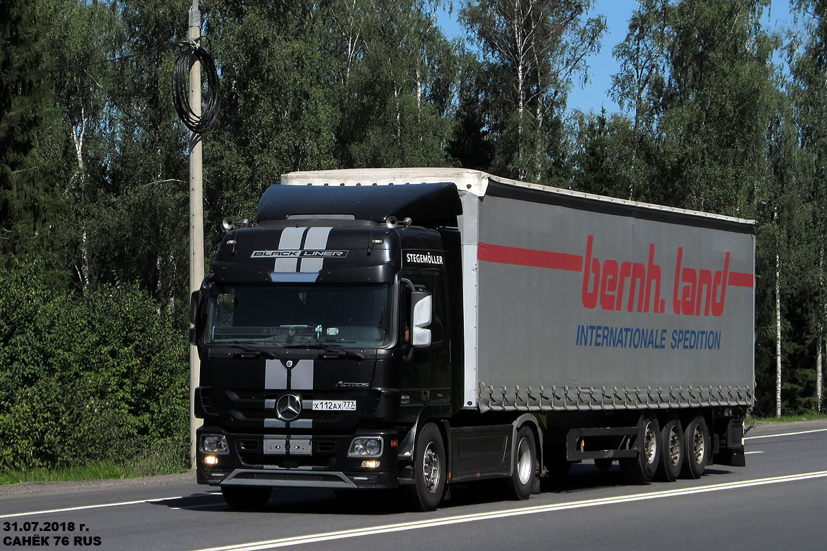 Москва, № Х 112 АХ 777 — Mercedes-Benz Actros ('2009) 1844