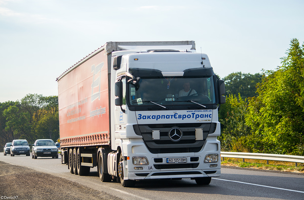 Закарпатская область, № АО 1251 ВМ — Mercedes-Benz Actros ('2009) 1844