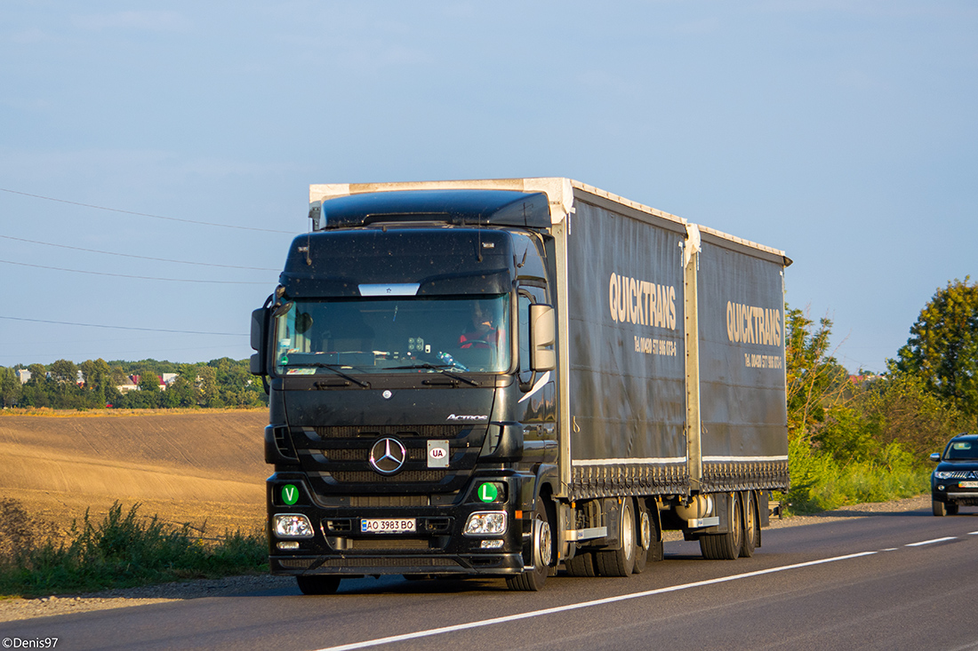 Закарпатская область, № АО 3983 ВО — Mercedes-Benz Actros ('2009) 2544