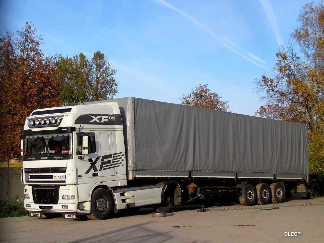 Смоленская область, № Т 672 МР 67 — DAF XF95 FT