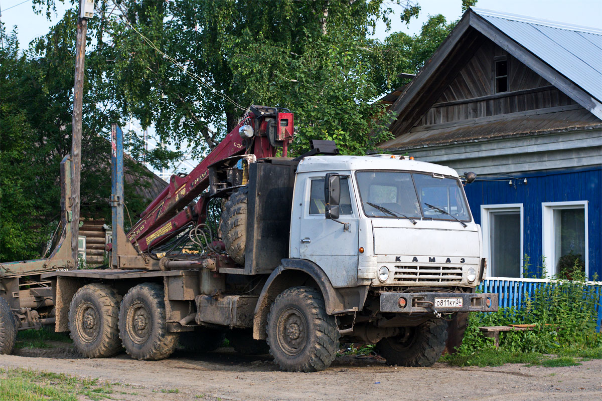 Красноярский край, № О 811 КУ 24 — КамАЗ-43101