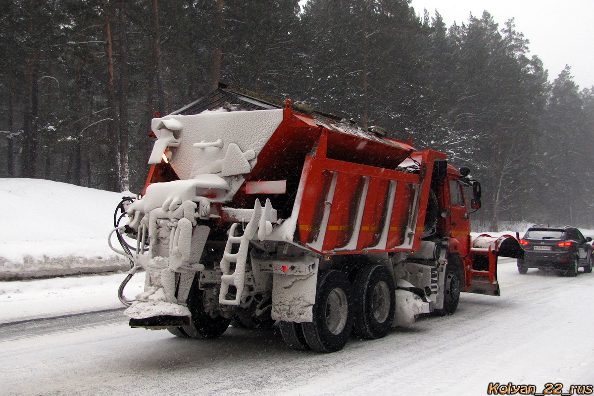 Алтайский край, № К 714 ХН 22 — КамАЗ-65115-L4