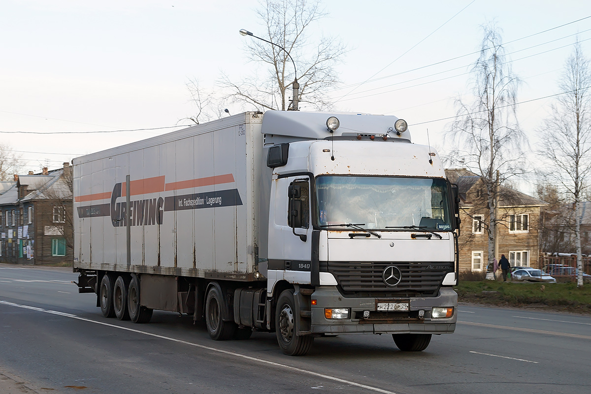 Архангельская область, № Н 222 ОР 29 — Mercedes-Benz Actros ('1997) 1840