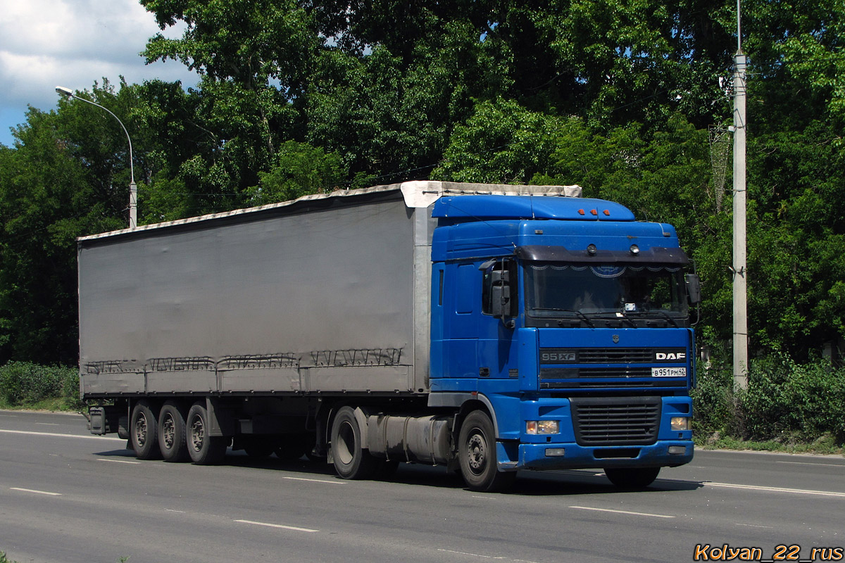 Кемеровская область, № В 951 РМ 42 — DAF 95XF FT