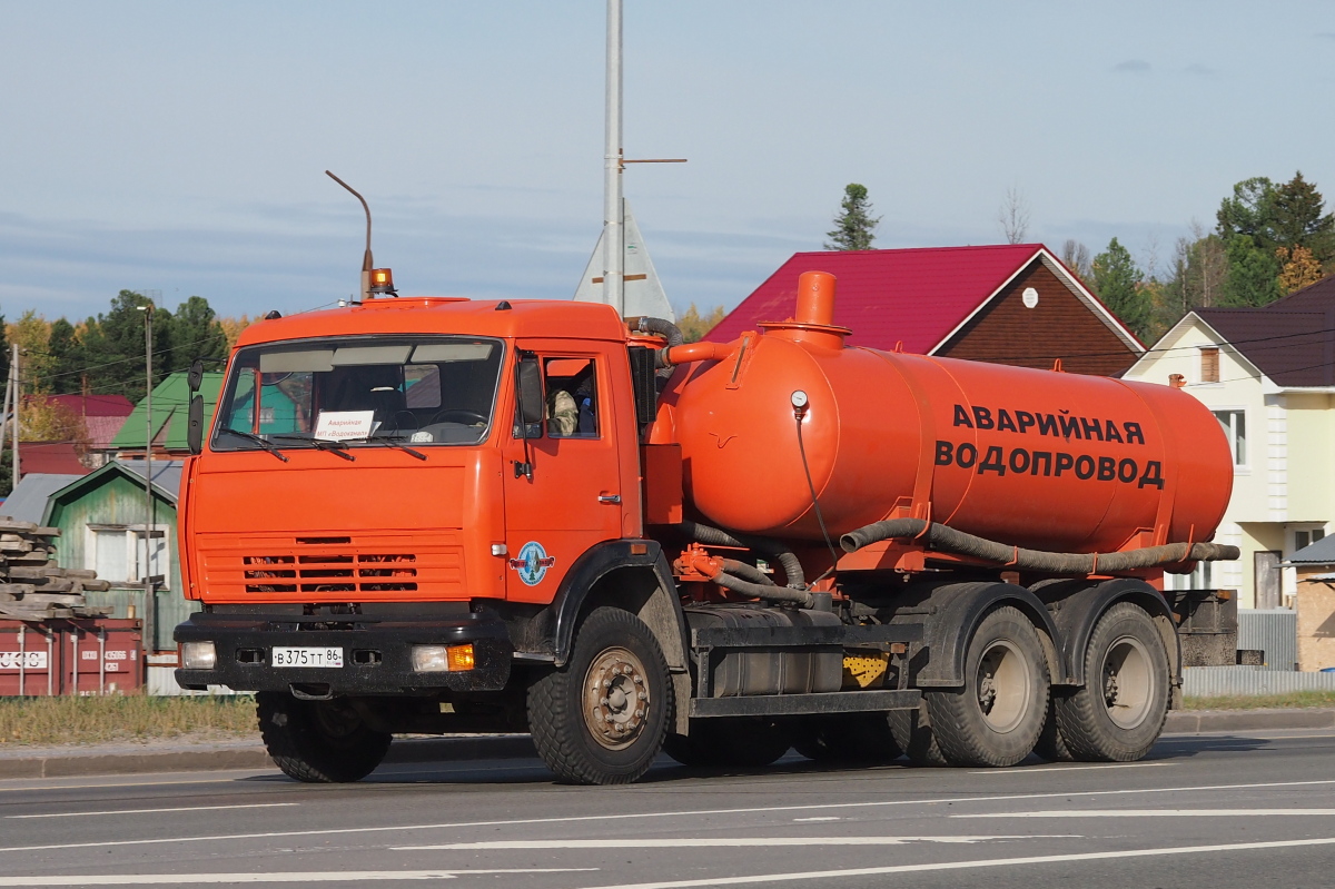 Ханты-Мансийский автоном.округ, № В 375 ТТ 86 — КамАЗ-65115-62