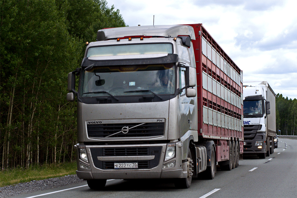 Томская область, № Е 222 ТС 70 — Volvo ('2008) FH.460