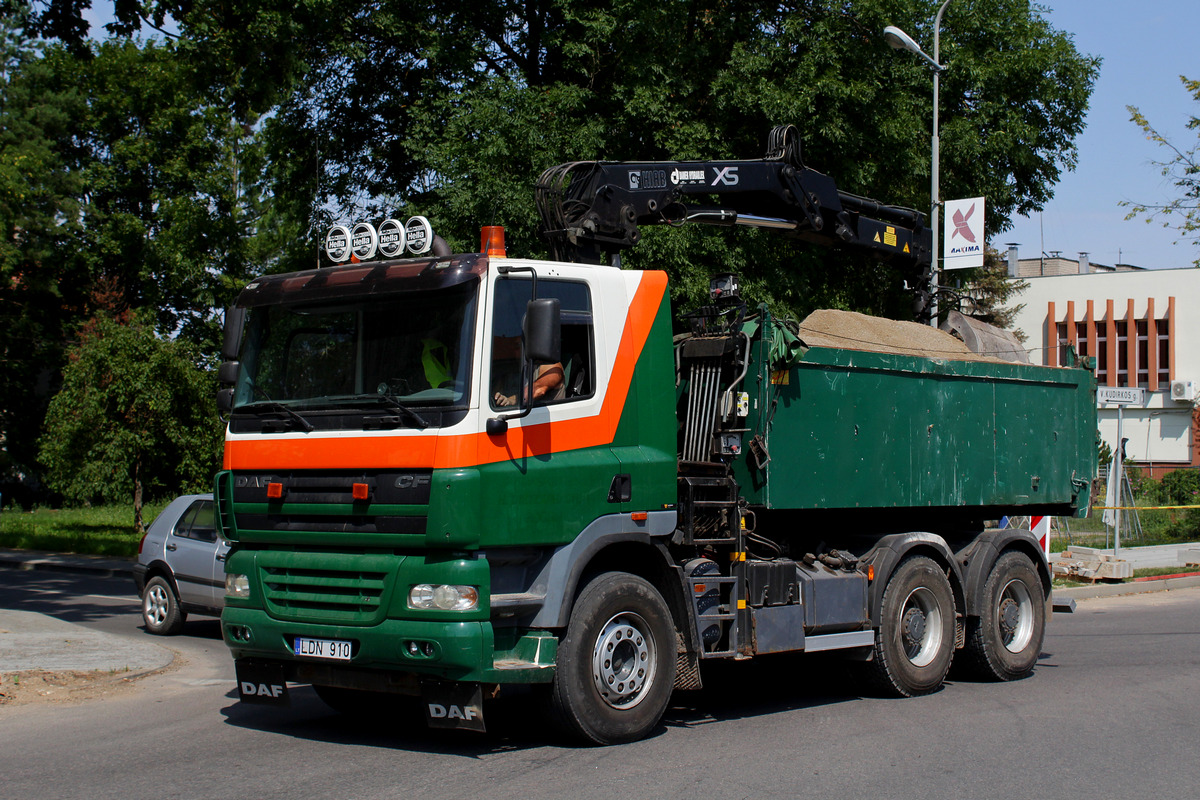 Литва, № LDN 910 — DAF CF85 FAT