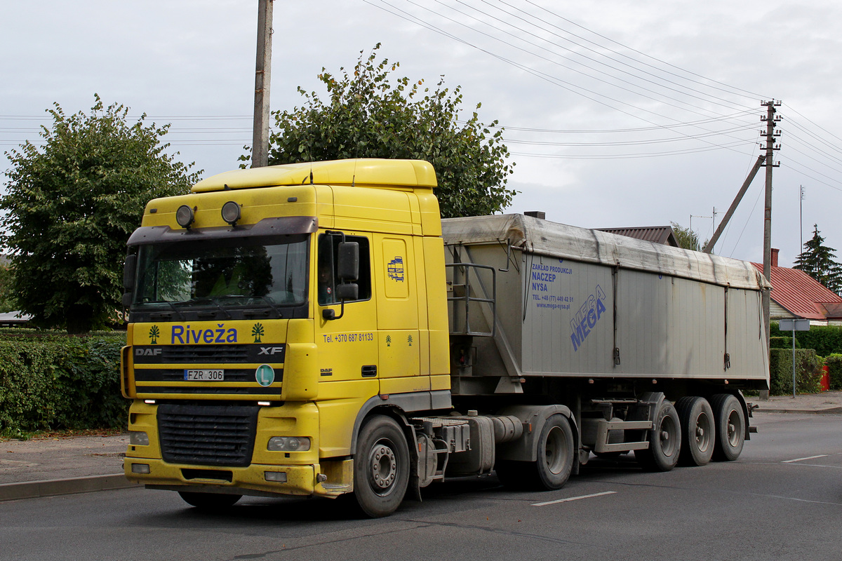 Литва, № FZR 306 — DAF XF95 FT