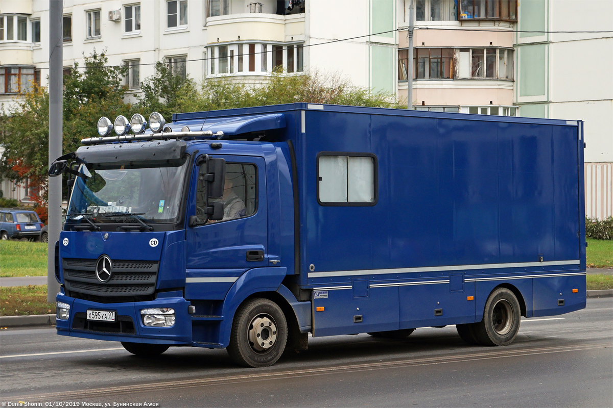 Москва, № Х 595 УА 97 — Mercedes-Benz Atego (общ.м)