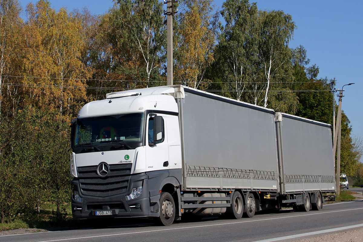 Литва, № JGB 413 — Mercedes-Benz Actros ('2011)