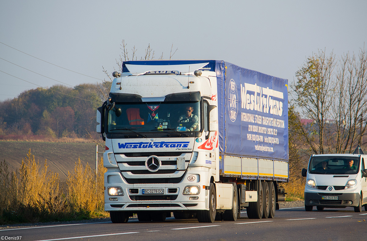 Львовская область, № ВС 0278 ОО — Mercedes-Benz Actros ('2009) 1846