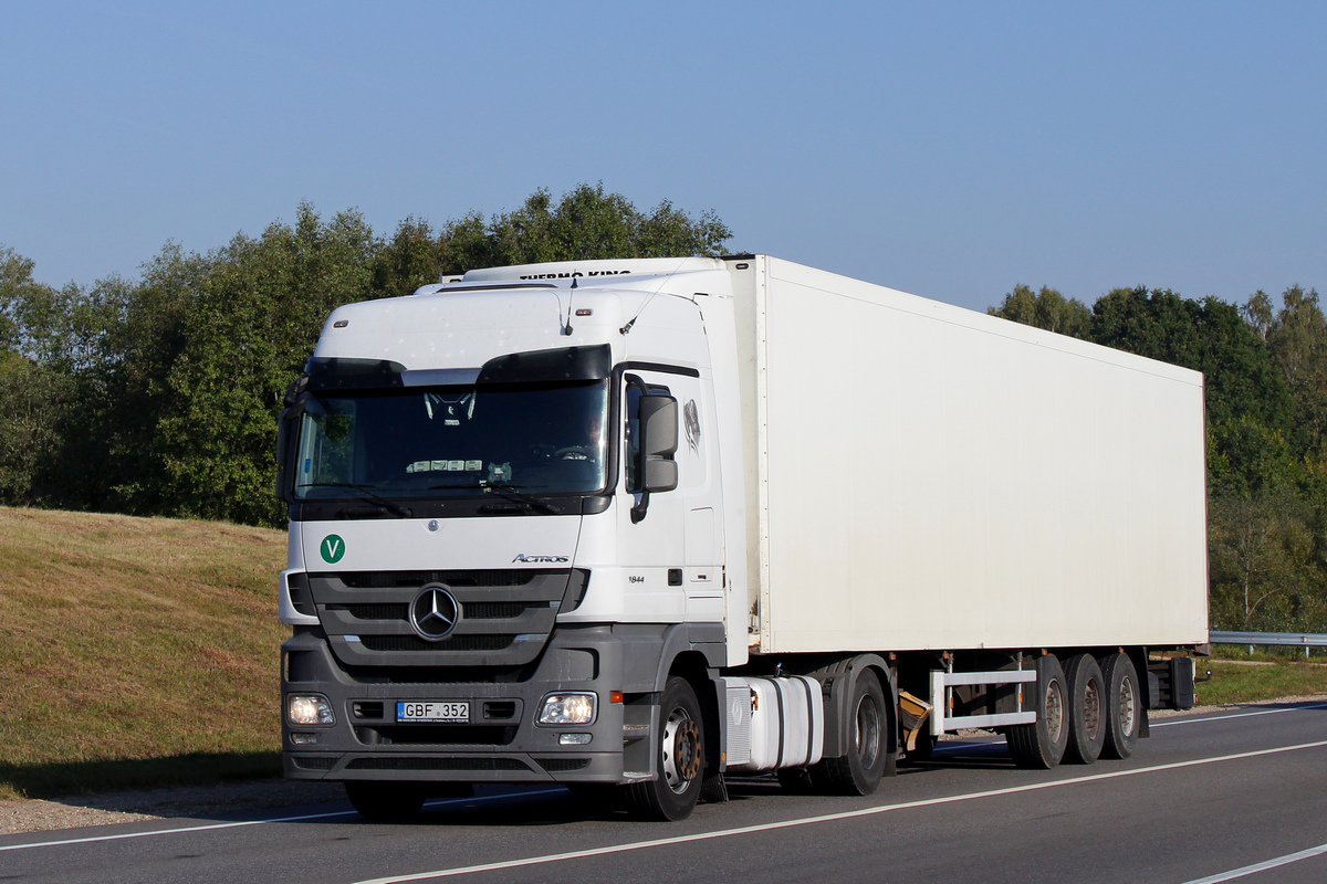 Литва, № GBF 352 — Mercedes-Benz Actros ('2009) 1844