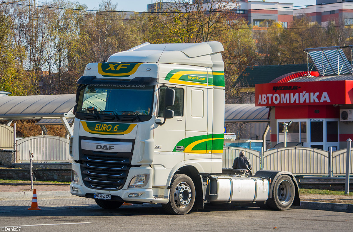 Тернопольская область, № ВО 4855 СВ — DAF XF Euro6 FT