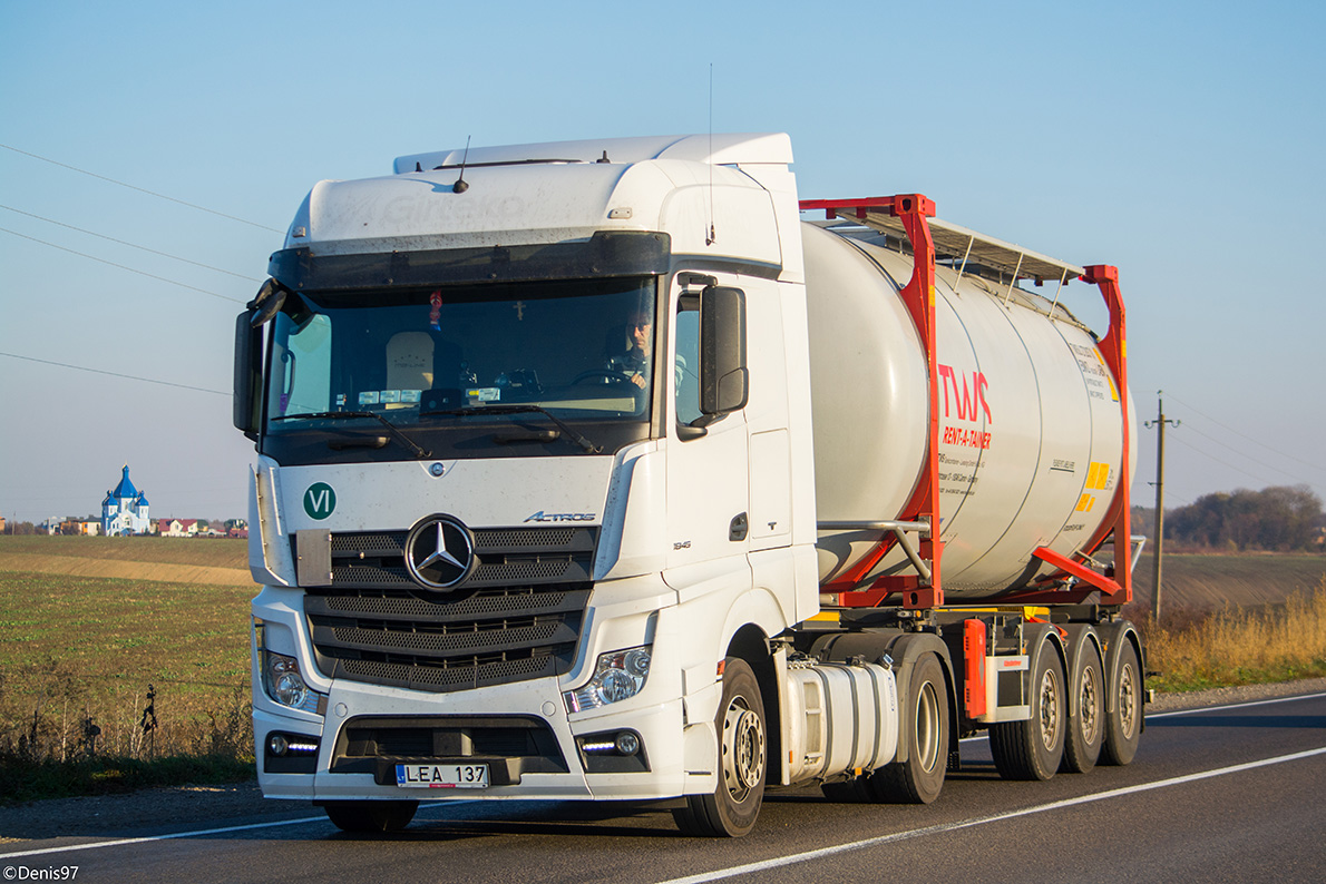 Литва, № LEA 137 — Mercedes-Benz Actros ('2011) 1845