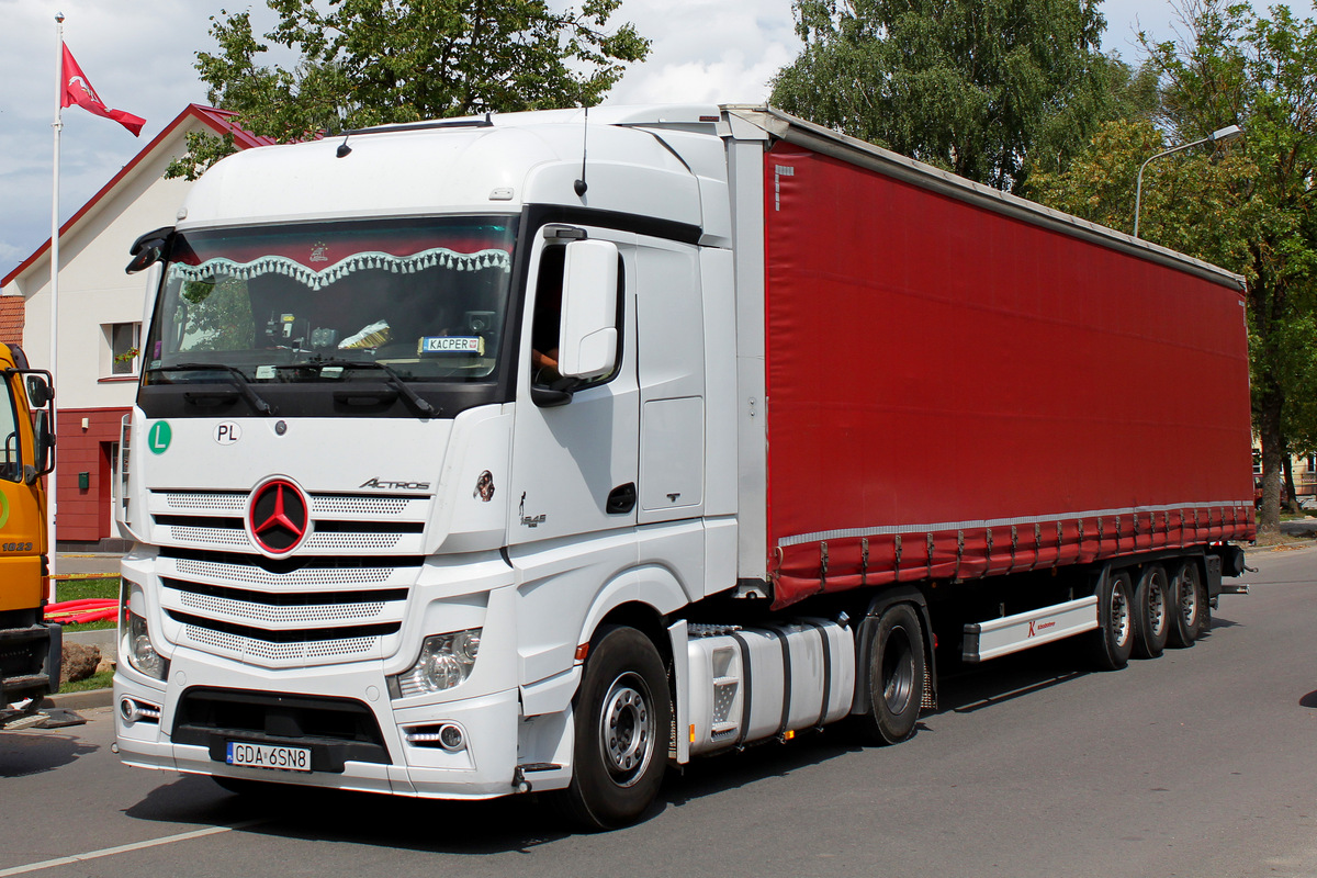 Польша, № GDA 6SN8 — Mercedes-Benz Actros ('2011) 1845