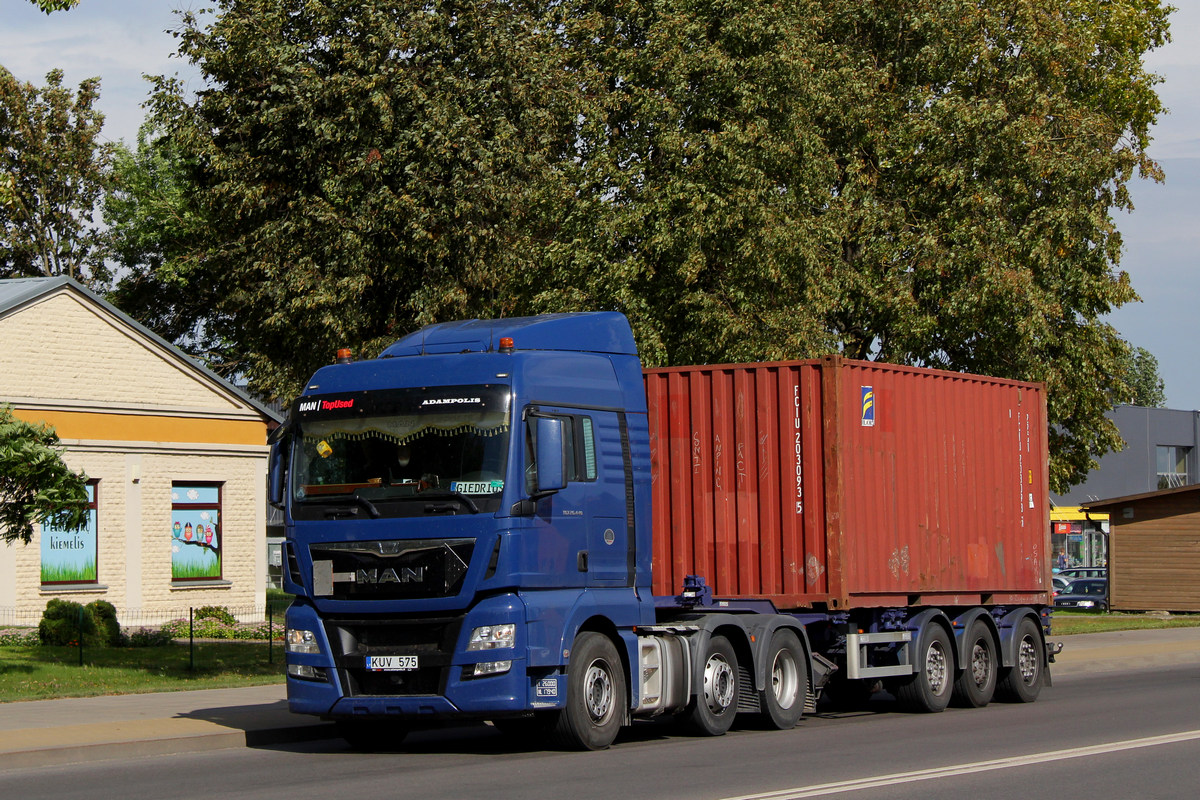 Литва, № KUV 575 — MAN TGX ('2012) 26.440