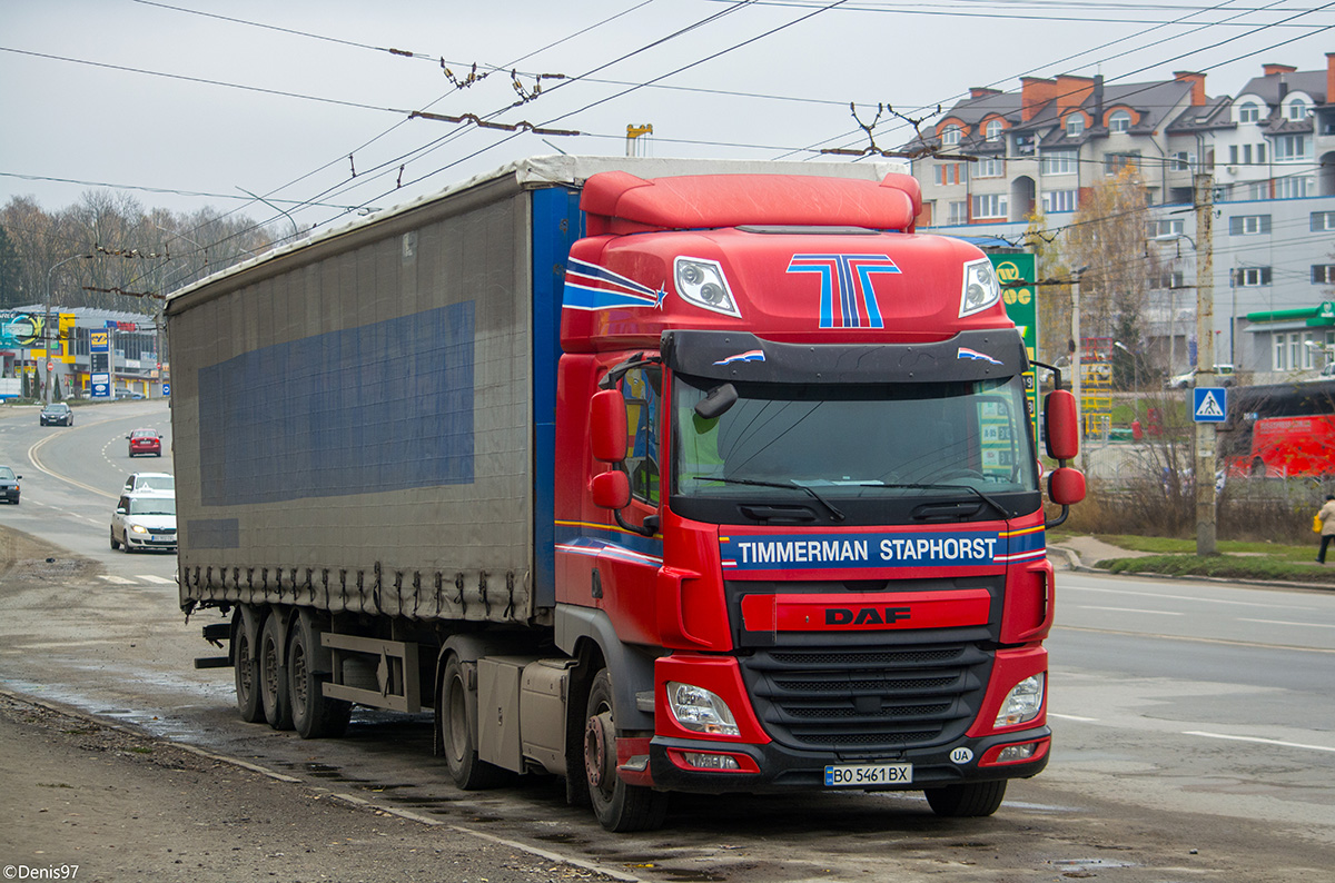 Тернопольская область, № ВО 5461 ВХ — DAF CF Euro6 FT