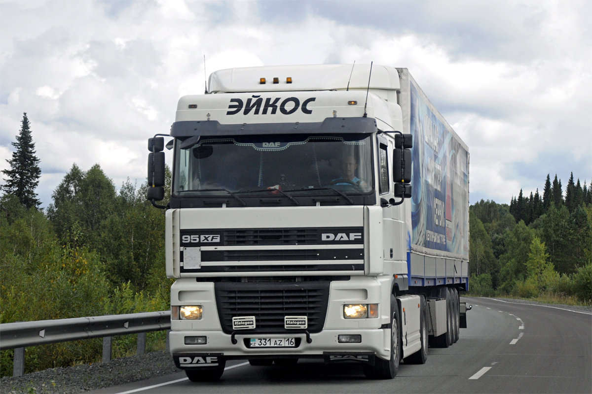 Восточно-Казахстанская область, № 331 AZ 16 — DAF 95XF FT