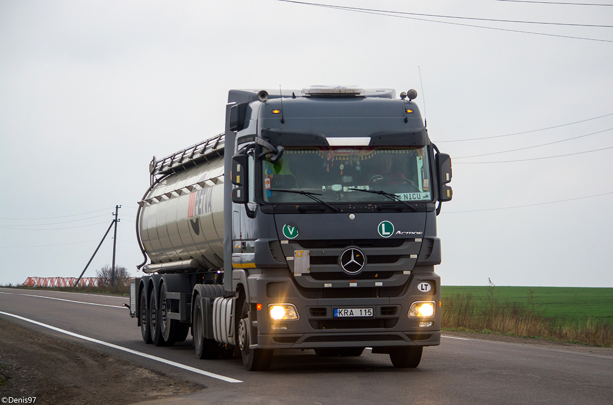 Литва, № KRA 115 — Mercedes-Benz Actros ('2009) 1841