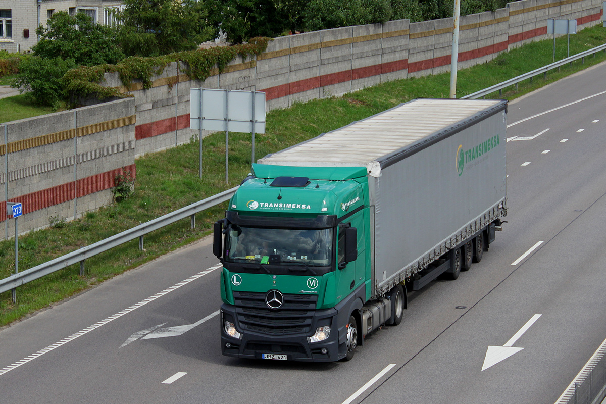 Литва, № JRZ 421 — Mercedes-Benz Actros ('2011)