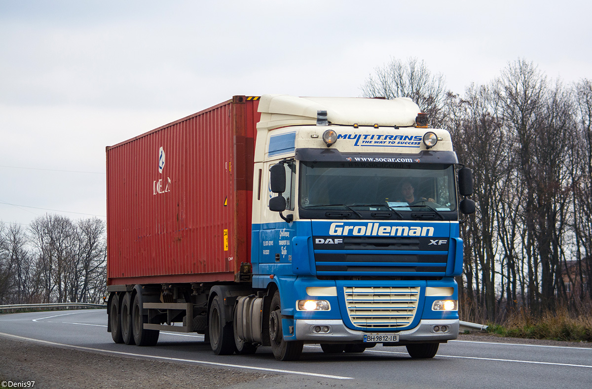 Одесская область, № ВН 9812 ІВ — DAF XF105 FTP