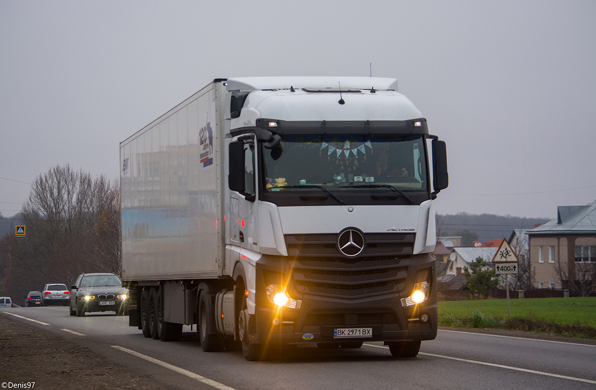 Ровненская область, № ВК 2971 ВХ — Mercedes-Benz Actros ('2011) 1845