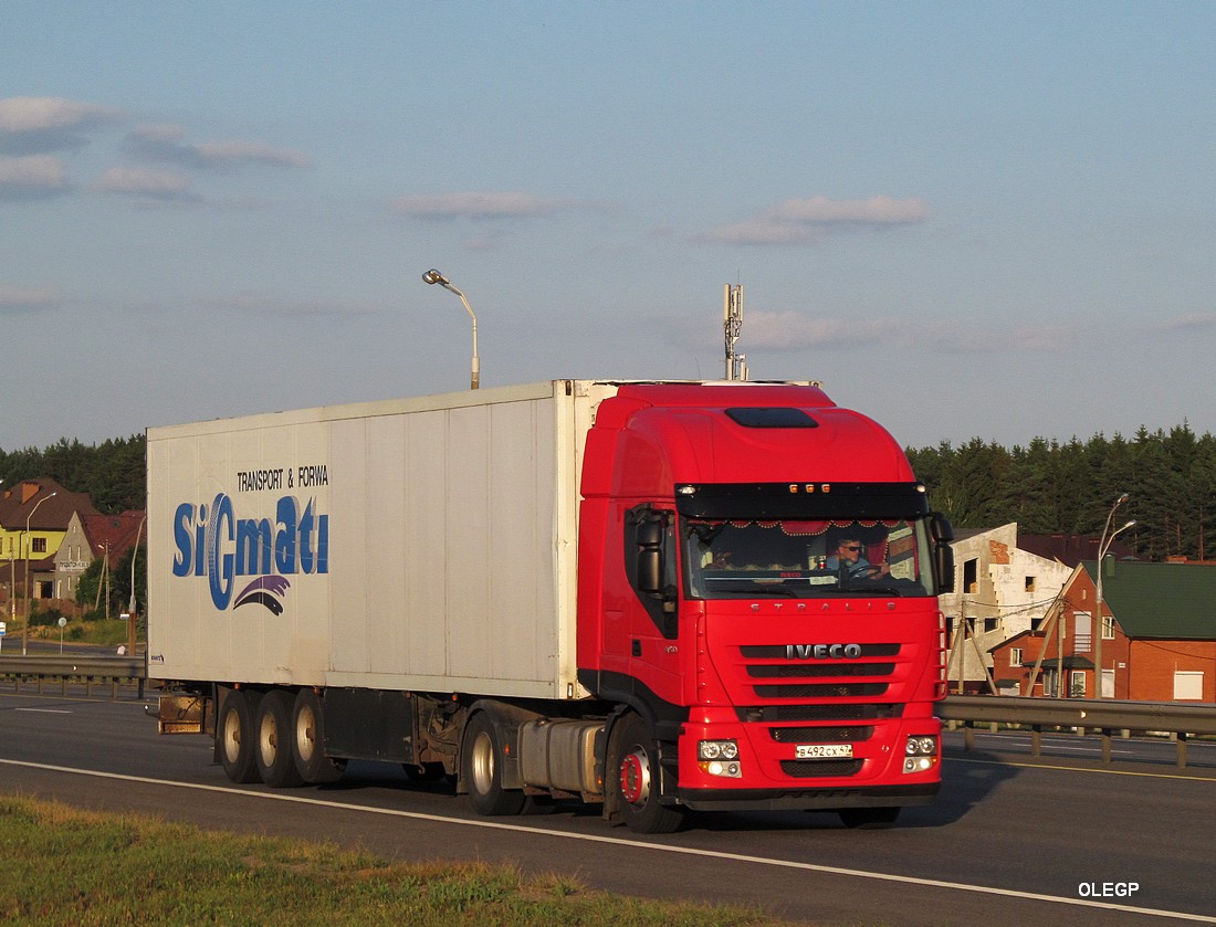 Ленинградская область, № В 492 СХ 47 — IVECO Stralis ('2007) 450