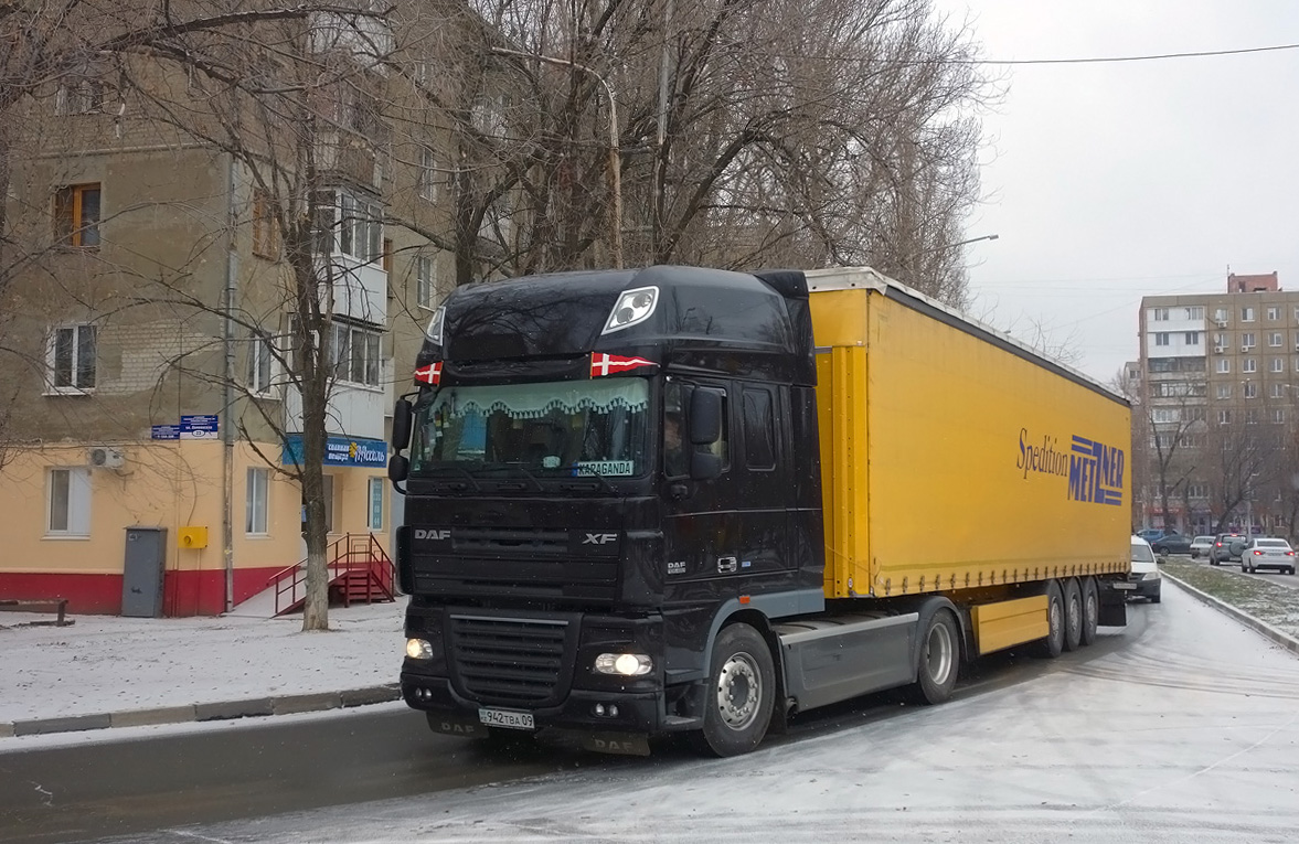 Карагандинская область, № 942 TBA 09 — DAF XF105 FT