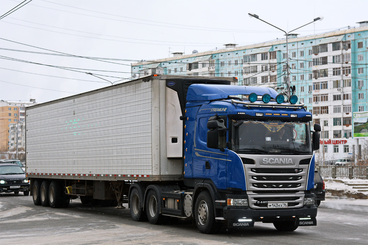 Саха (Якутия), № М 143 КХ 14 — Scania ('2013) G440