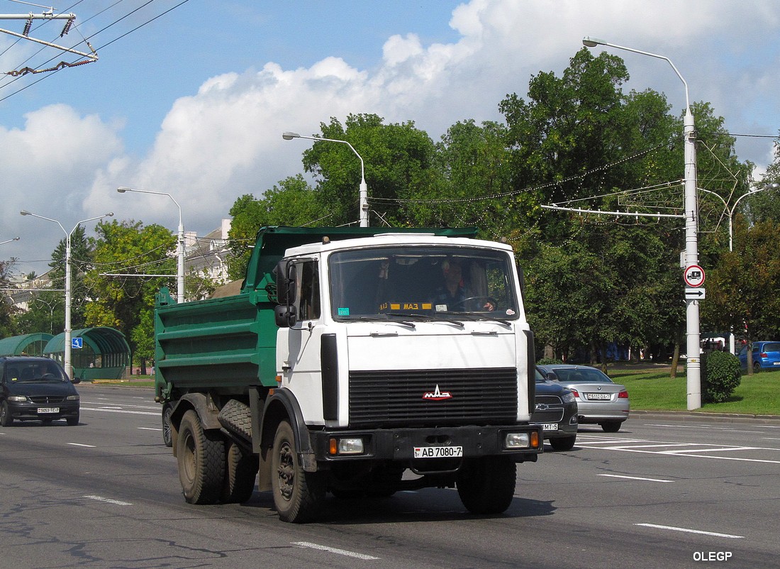 Минск, № АВ 7080-7 — МАЗ-5551 (общая модель)