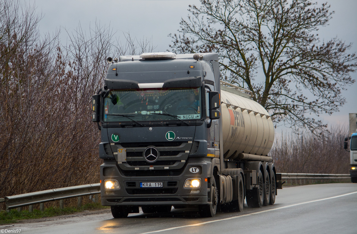 Литва, № KRA 115 — Mercedes-Benz Actros ('2009) 1841