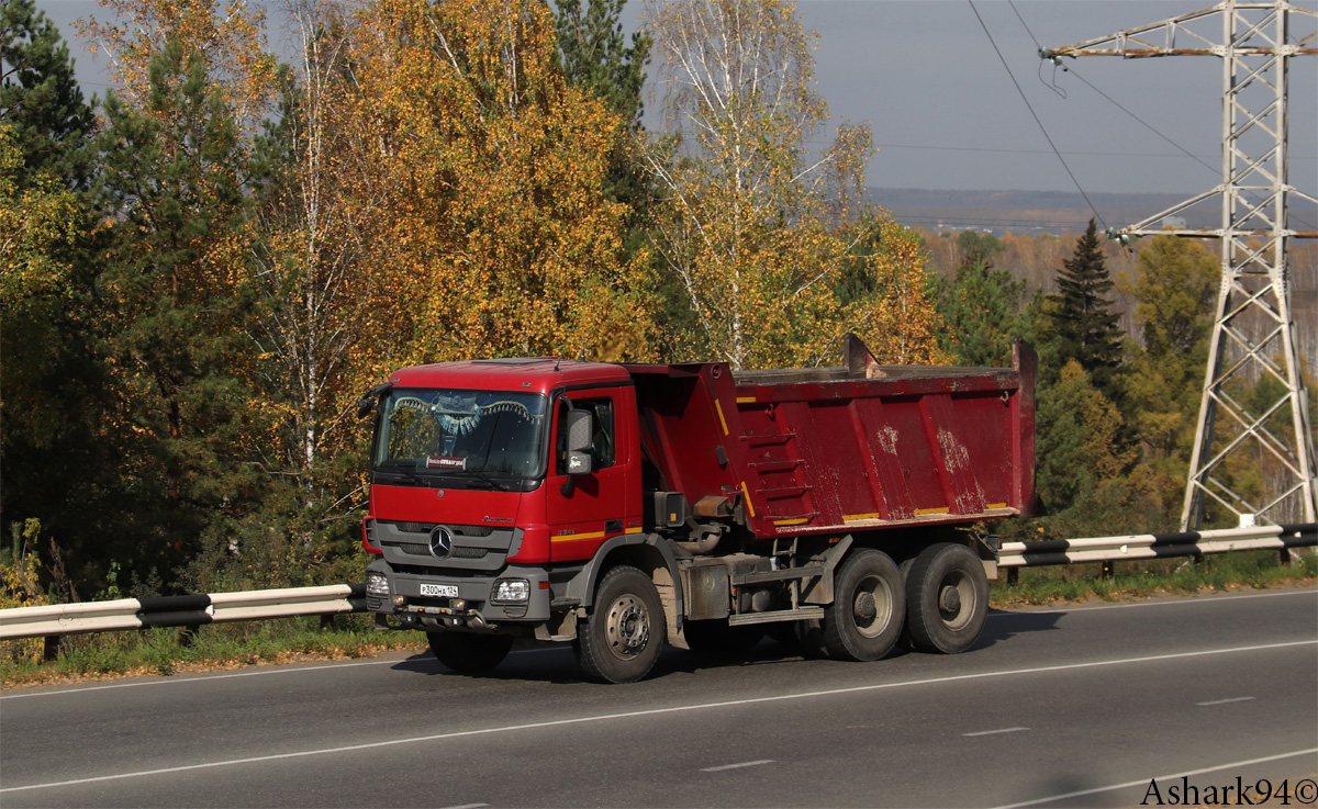 Красноярский край, № Р 300 НА 124 — Mercedes-Benz Actros '09 3341 [Z9M]