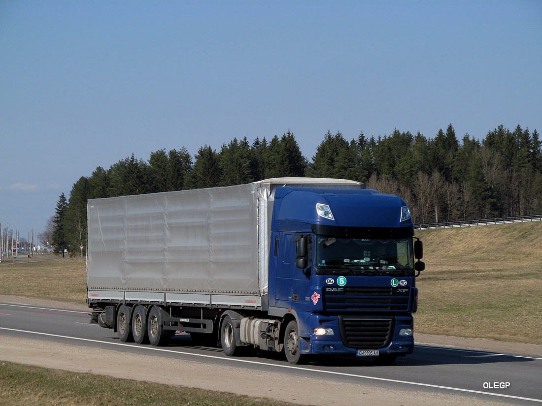 Болгария, № CM 9905 AH — DAF XF105 FT